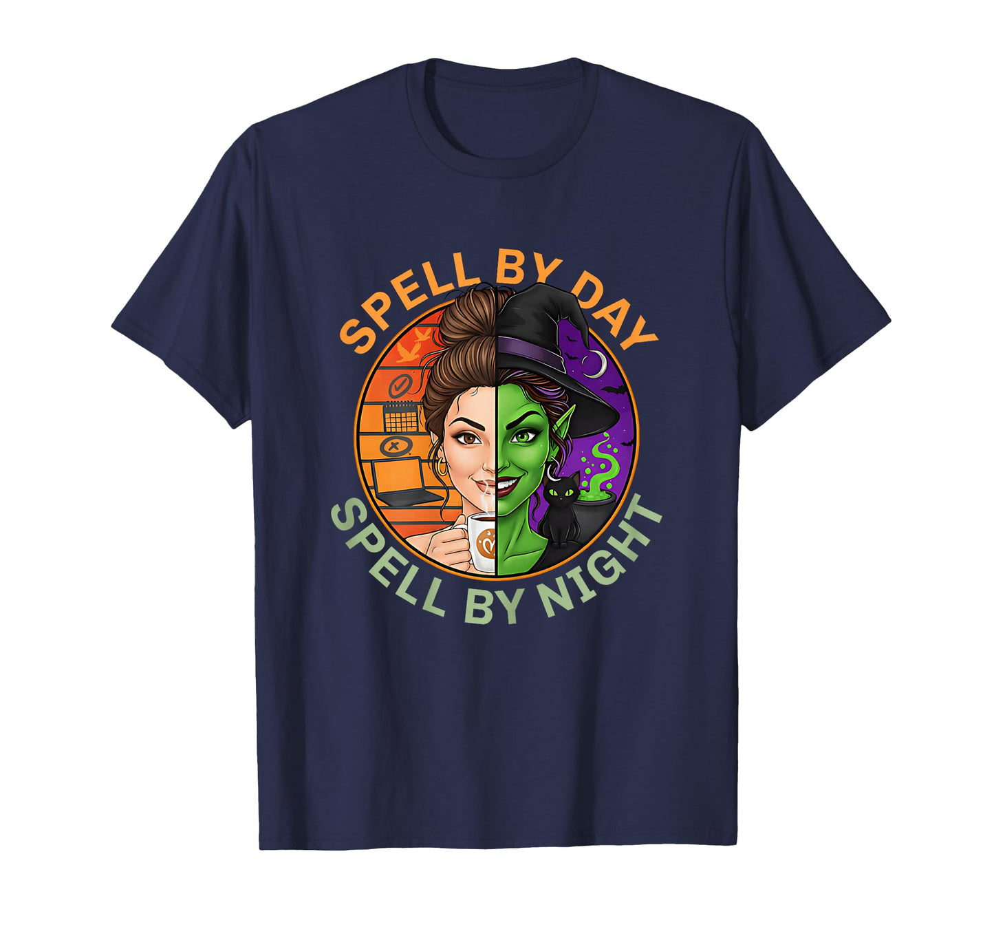Teachers Halloween s Witch Life Alter Ego s Lady Spellcaster T-Shirt