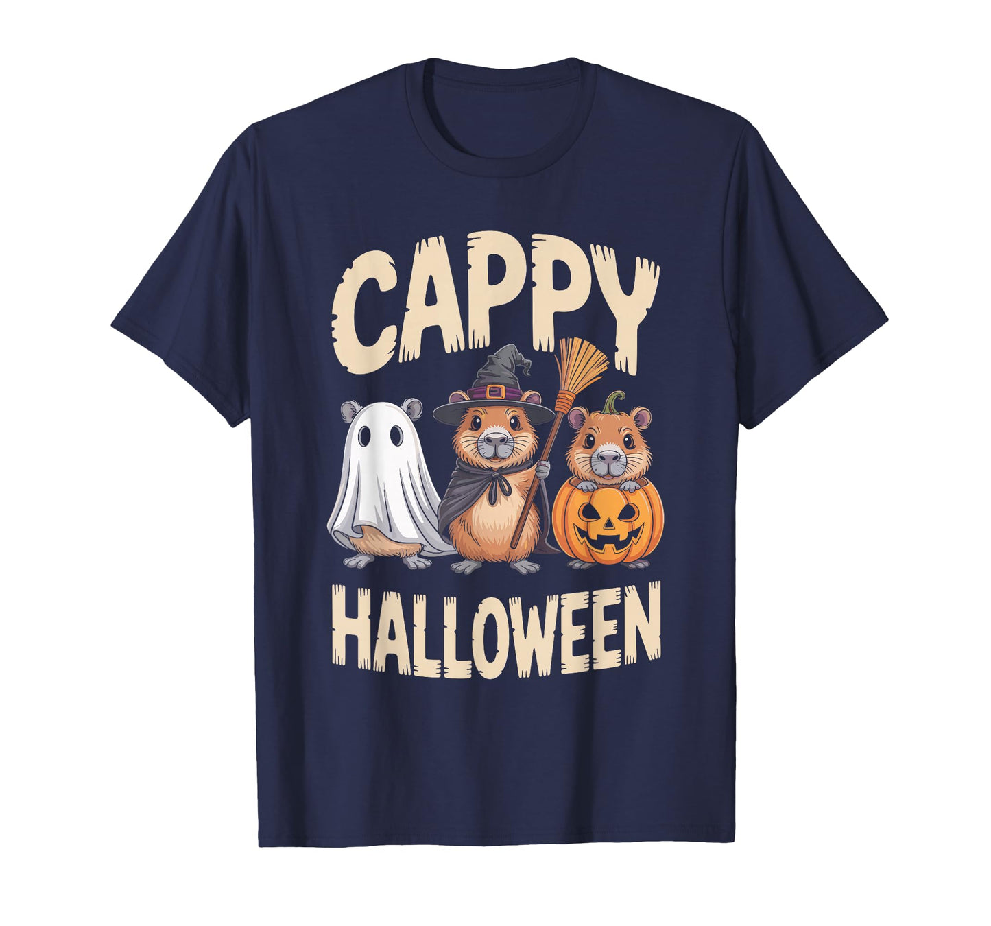Cappy Halloween Funny Capybara T-Shirt