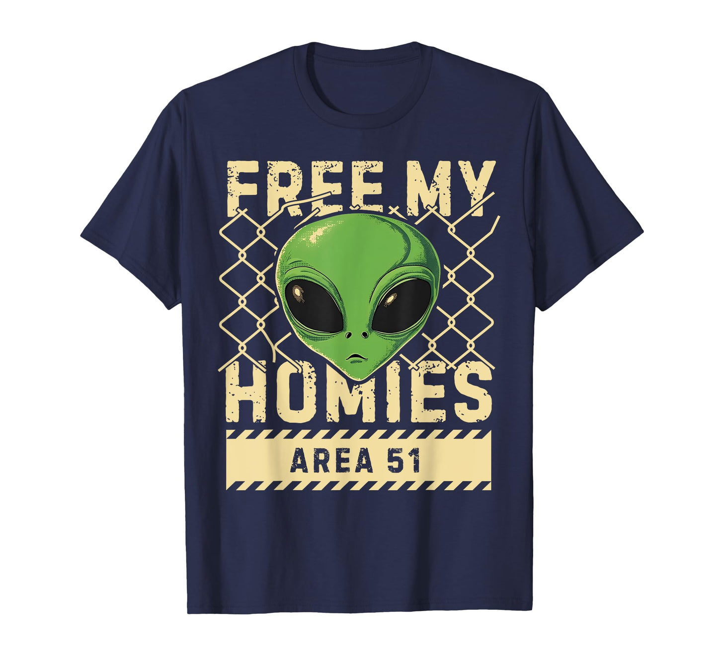 Free My Homies Area 51 Funny Alien UFO Boys Kids Men Women T-Shirt
