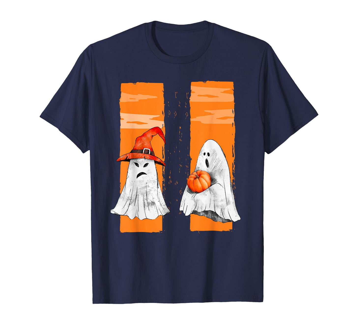 Funny Halloween Spooky Couple Ghost Boo Family Matching T-Shirt