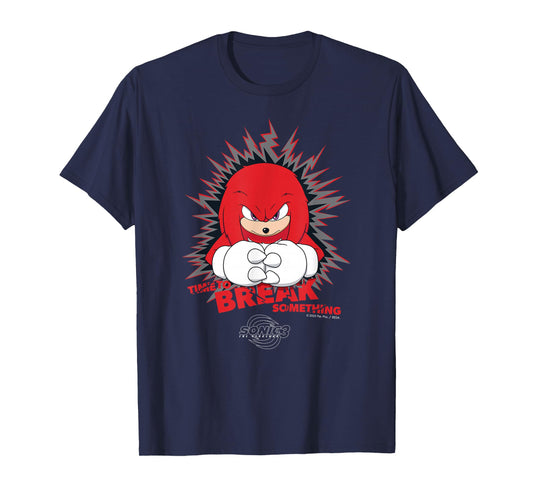 Sonic the Hedgehog 3 - Knuckles "Time to Break Something" T-Shirt