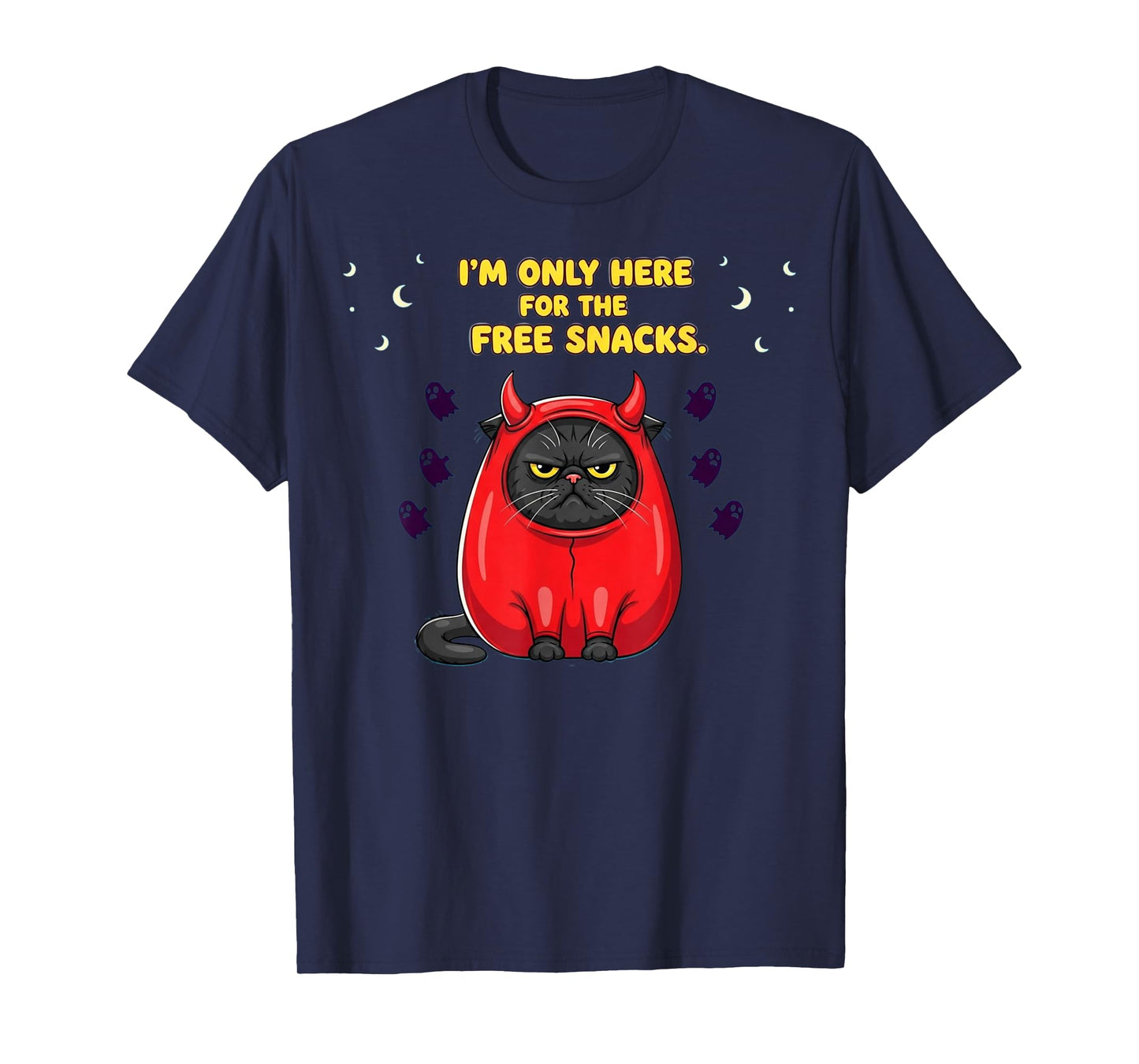 Cat Halloween Costume Funny Halloween 2025 T-Shirt