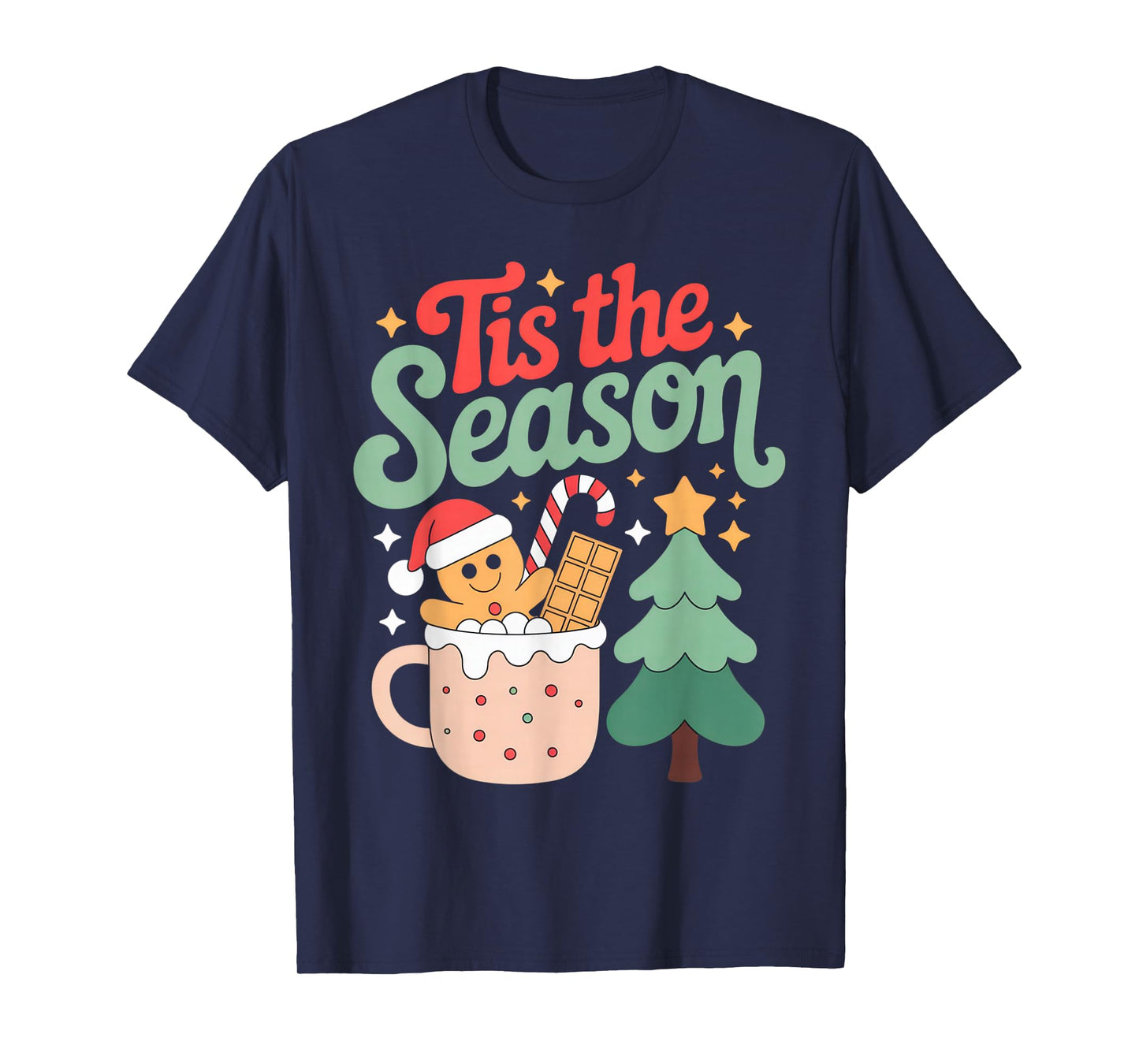 Merry Christmas Volleyball Santa Fun for Sporty Christmas T-Shirt