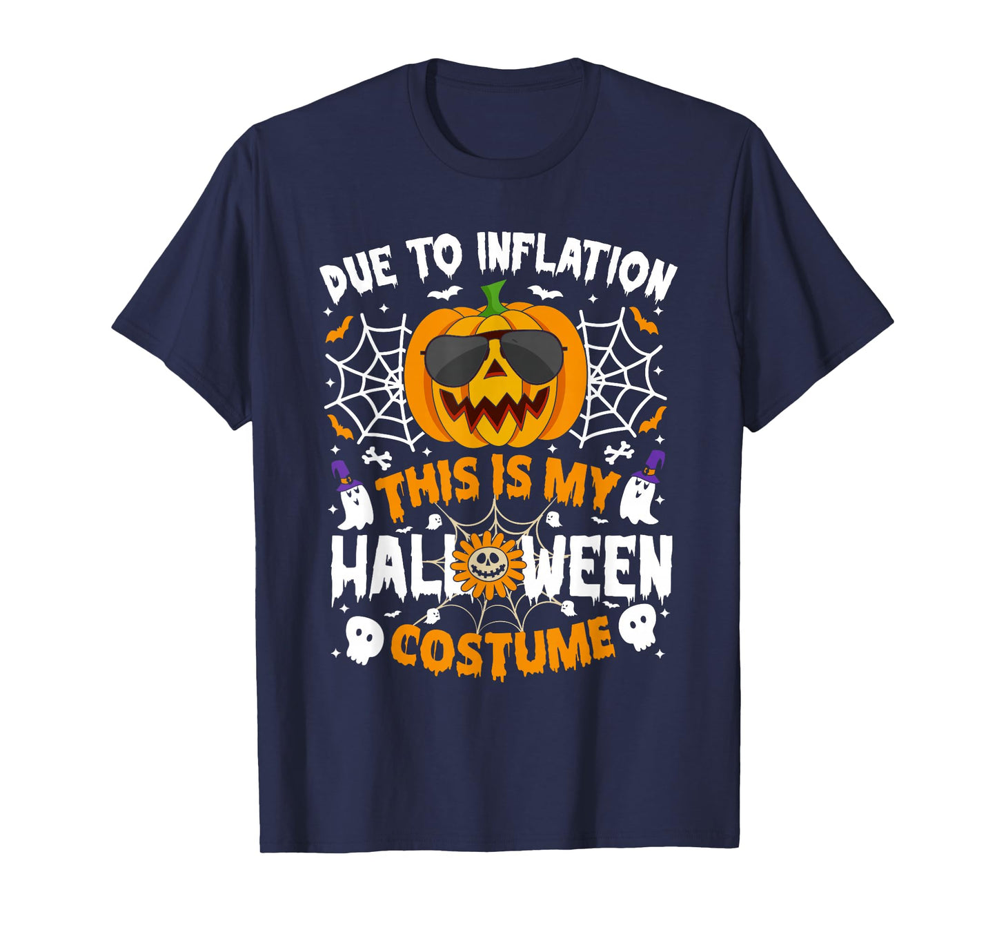 Pumpkin Halloween Costume Men Women Funny Halloween 2025 T-Shirt