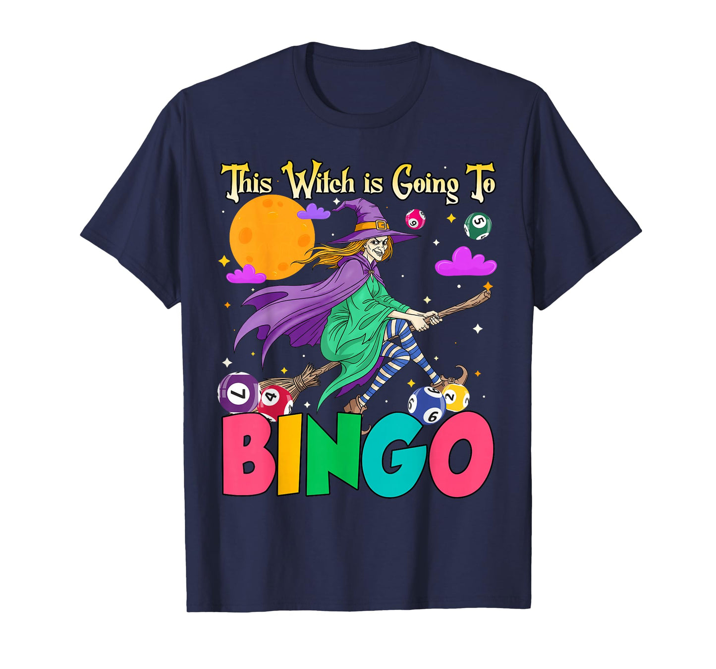 Halloween This Witch is Going to Bingo T-Shirt
