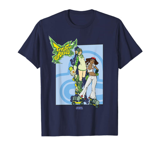 Jet Set Radio duo Gum, Piranha SEGA Dreamcast video game T-Shirt