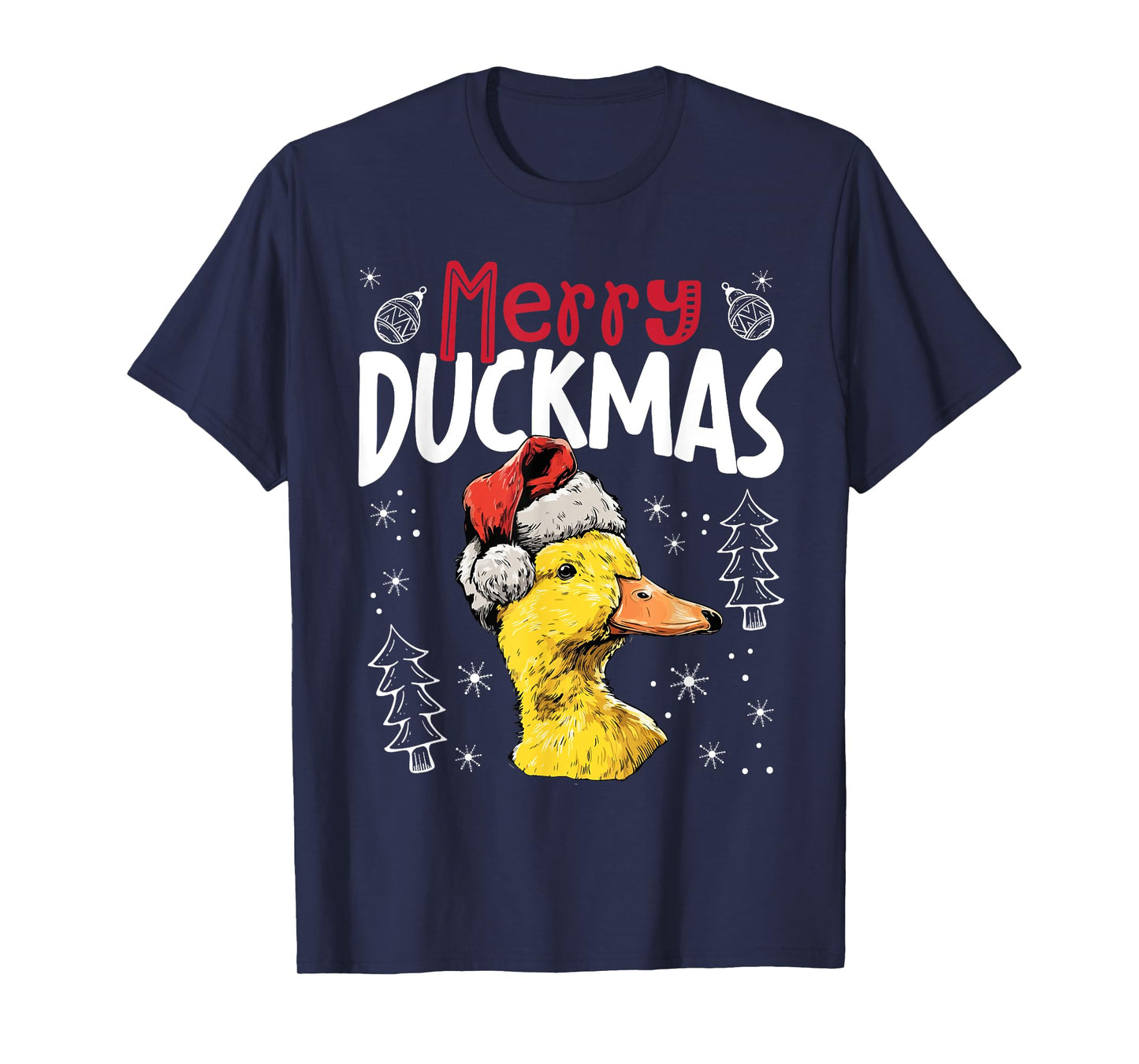 Merry Duckmas Funny Christmas Duck T-Shirt