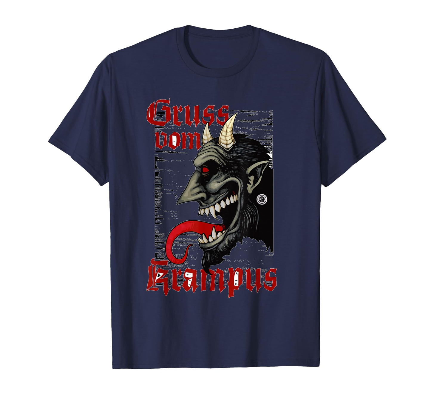 Greeting from Krampus Christmas Legend Figure T-Shirt