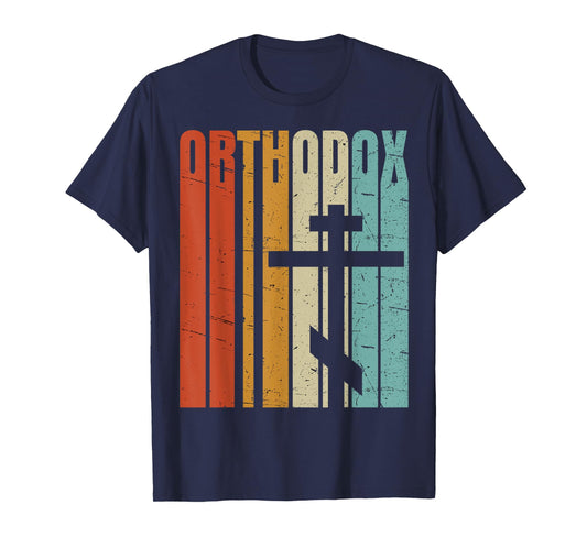Vintage Retro Christian Orthodox T-Shirt
