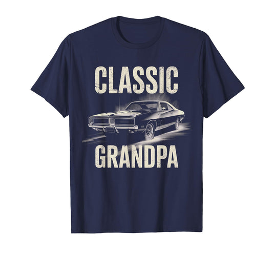 Vintage Cool Grandpa Classic Speed Car Nostalgic T-Shirt