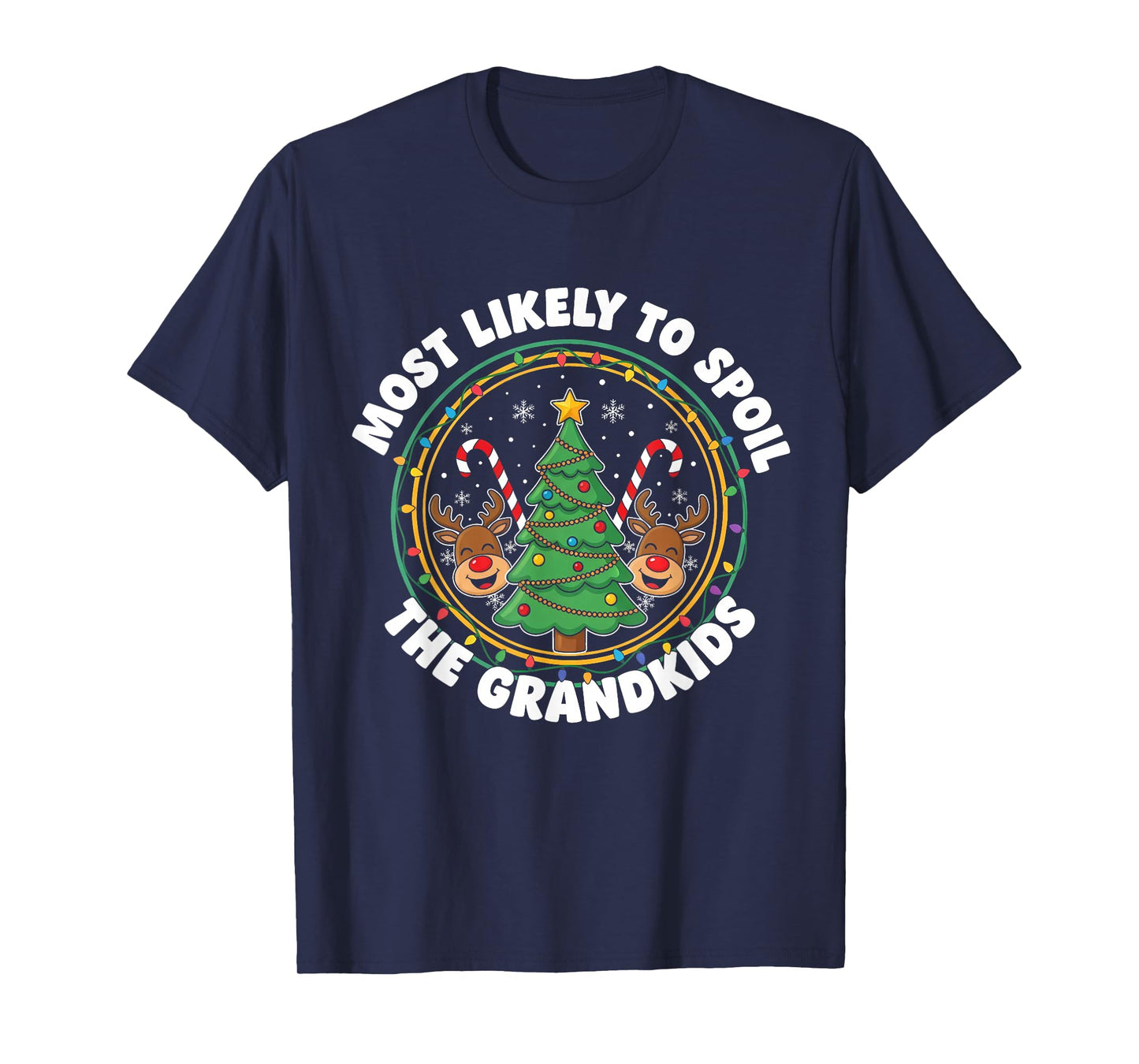 Most Likely to Spoil The Grandkids Christmas Party Men T-Shirt