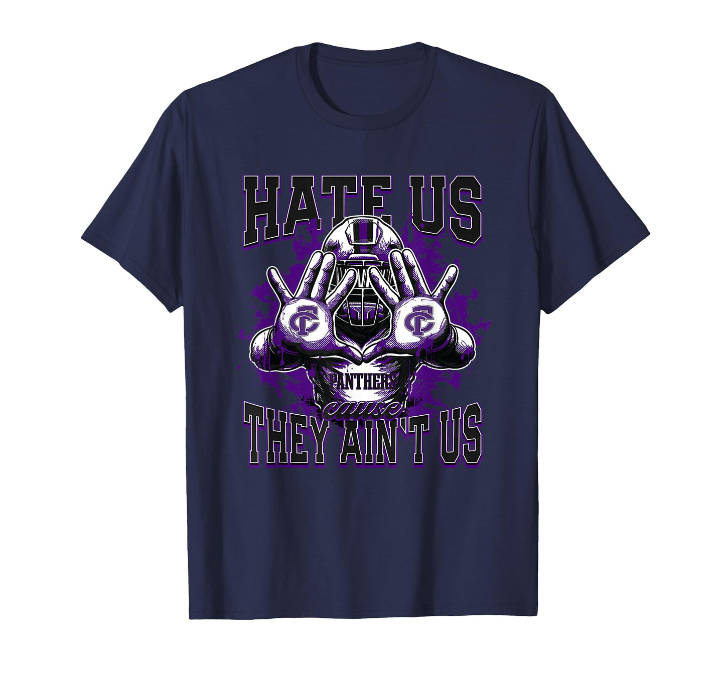 Fillmore Central Panthers Logo Hate Us Cause They Ain't HS T-Shirt