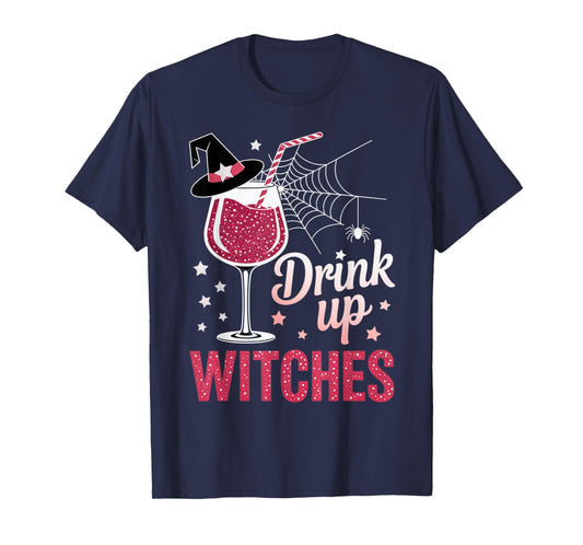 Drink Up Witches Spooky Slushie Halloween Funny Outfit T-Shirt