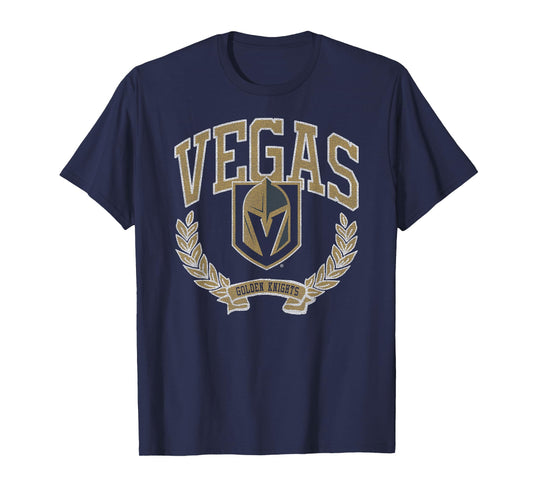 Vegas Golden Knights Vintage Victory Black Licensed T-Shirt