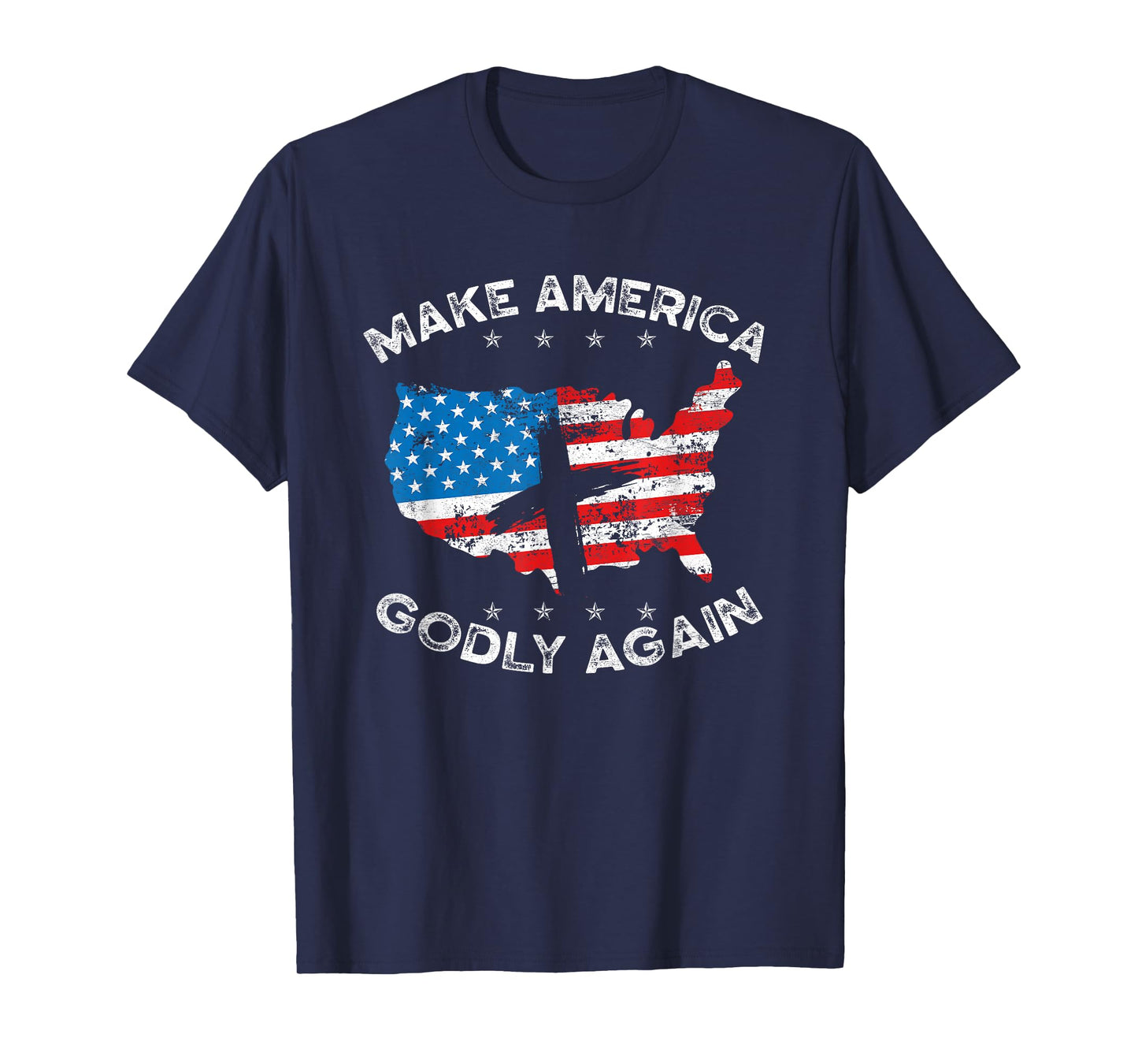 Make America Godly Again Proud American Christian Patriot T-Shirt