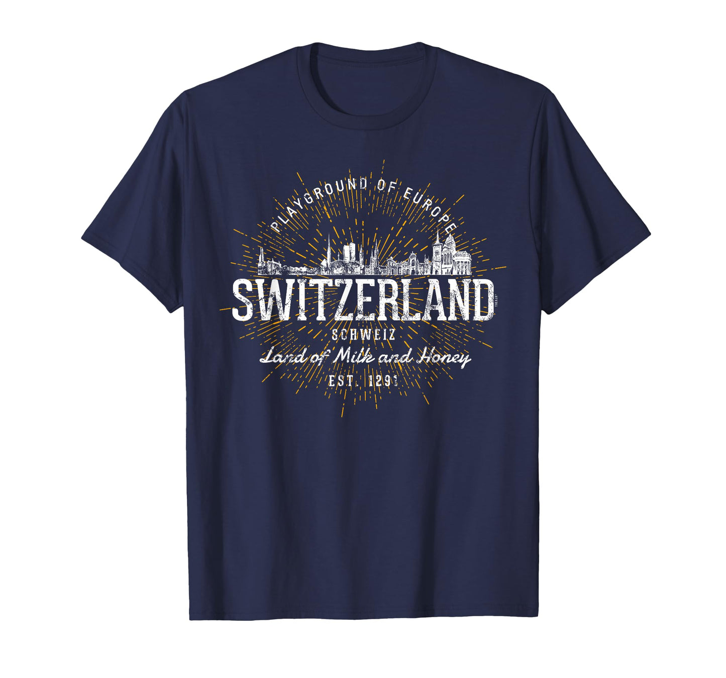 Retro Switzerland Vintage T-Shirt