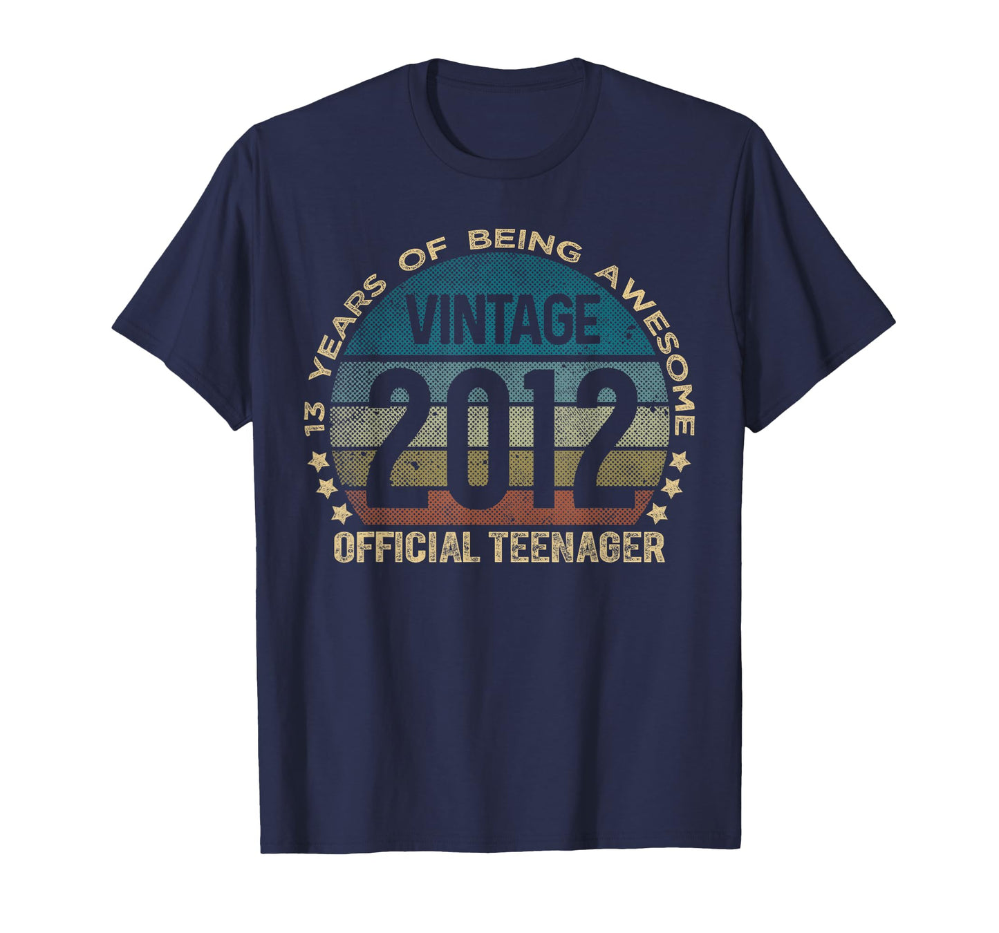 Retro Birthday Shirts For Men and Women 2025 HH Official Teenager 13 Year Old Gifts Vintage 13th Birthday T-Shirt