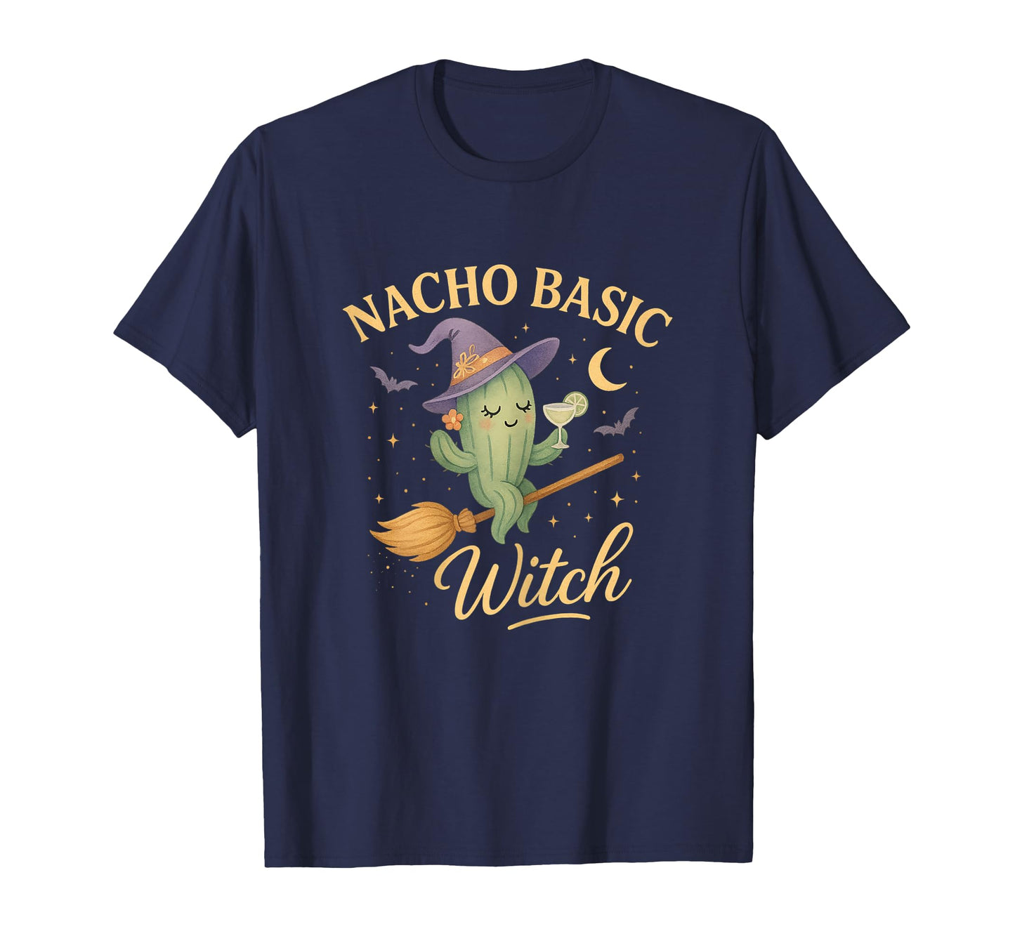 Nacho Basic Witch Halloween Pun T-Shirt