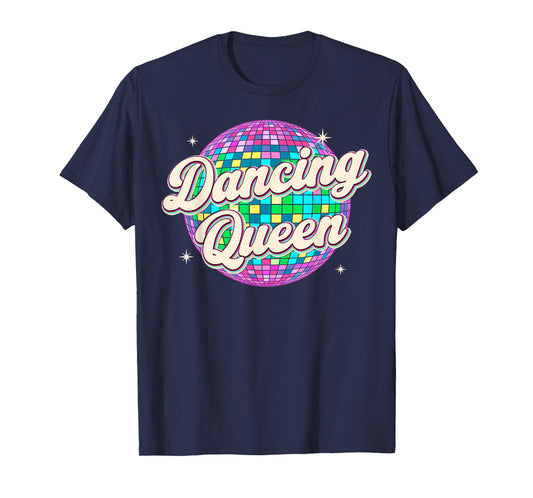 Dancing Queen Shirt Vintage Dancing 70s Kids Girl Women T-Shirt