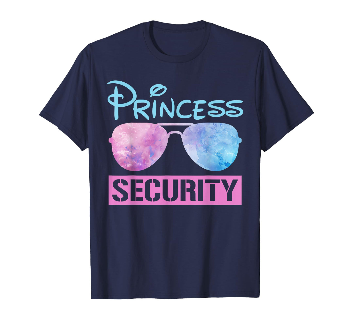 Halloween Dad Mom Daughter Adult Costume Princess Security T-Shirt