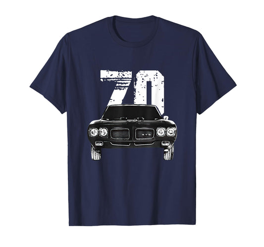 1970 70 GTO Classic Car Old School Muscle Car T-Shirt