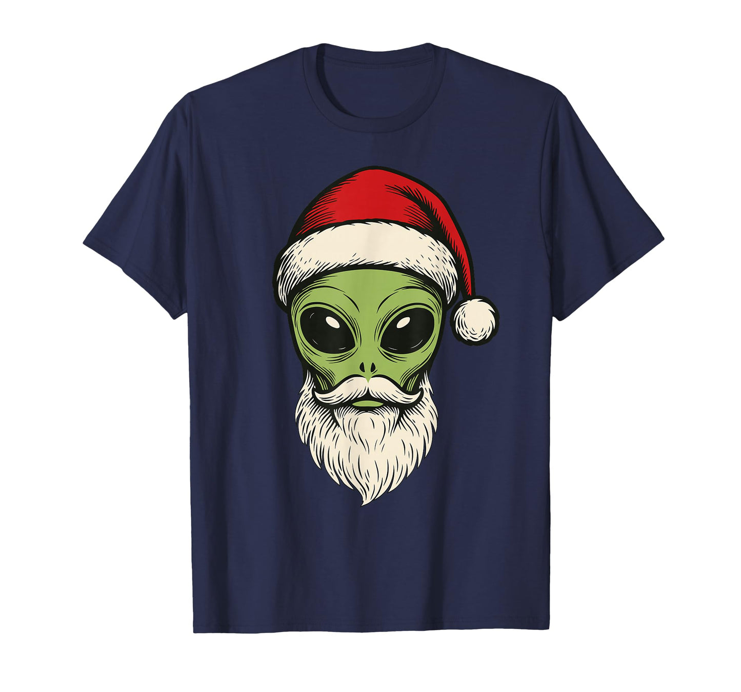 Christmas Funny Santa Alien T-Shirt