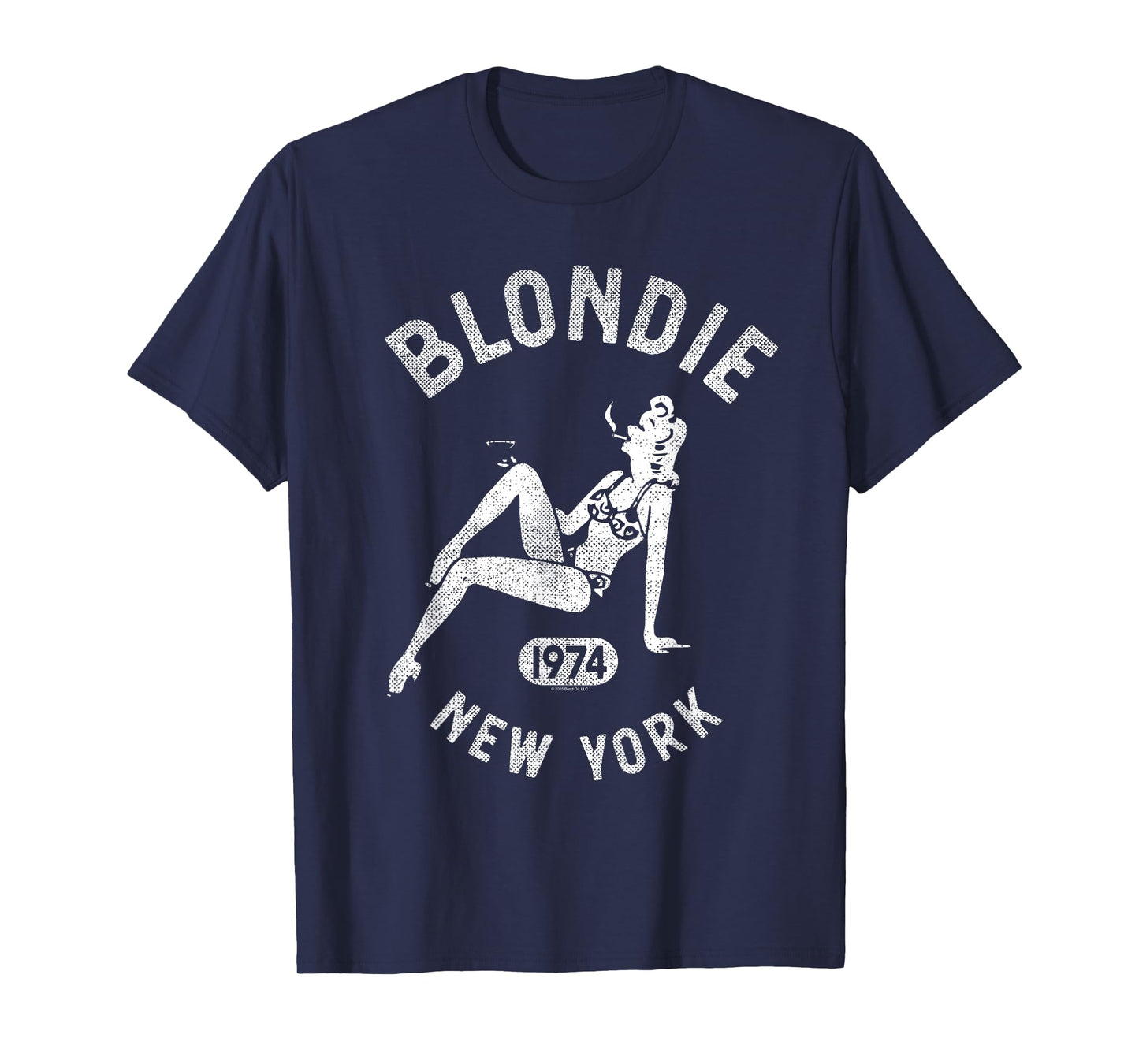 Blondie 1974 New York Pin Up Girl Vintage Band T-Shirt