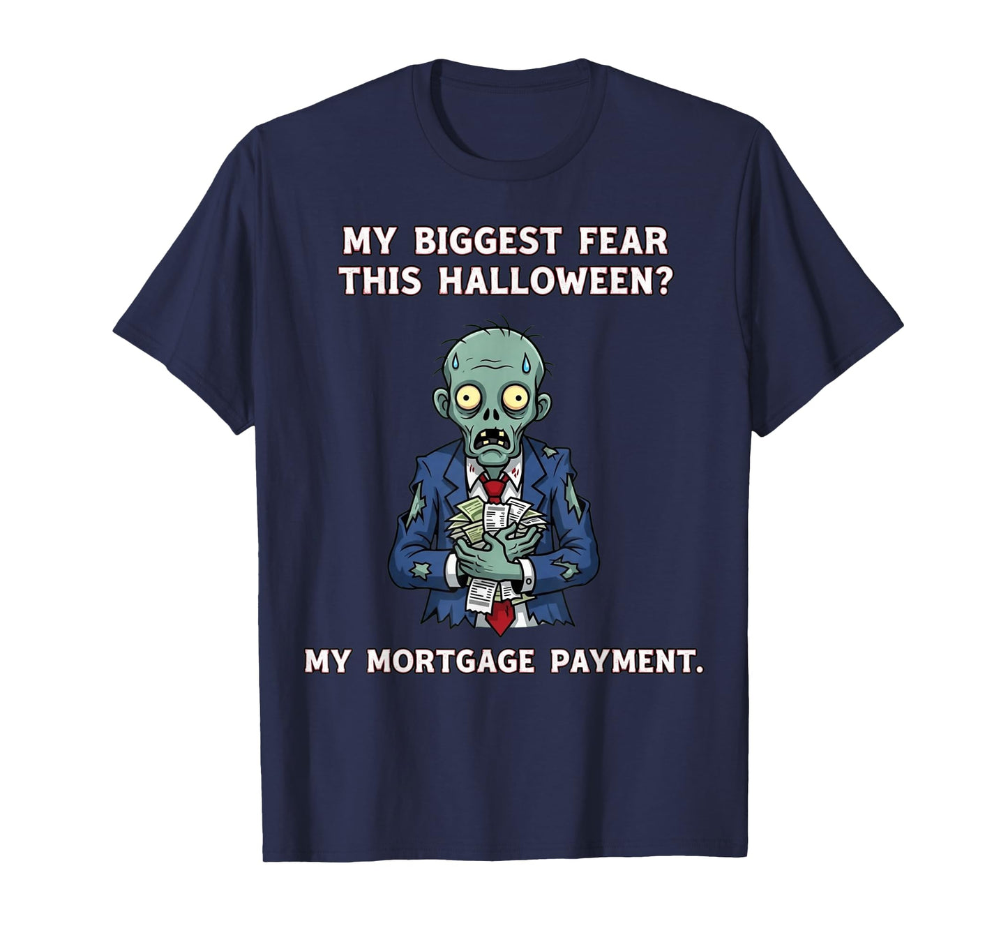 Zombie Halloween Costume Funny Halloween 2025 T-Shirt