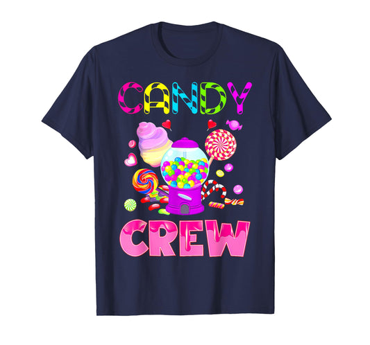 Candy Land Costume Women Candy Crew Sweetie Candy Squad T-Shirt