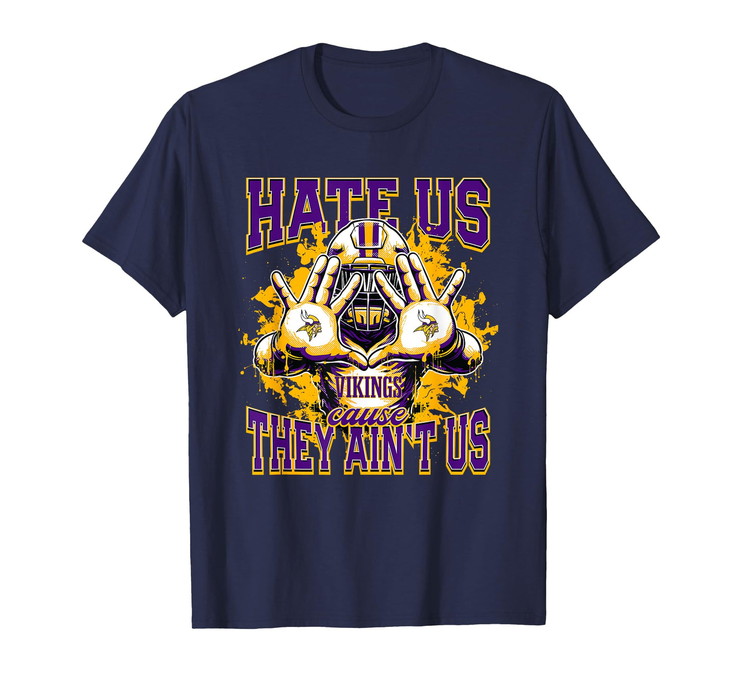 Bronson Vikings Logo Hate Us Cause They Ain't HS T-Shirt