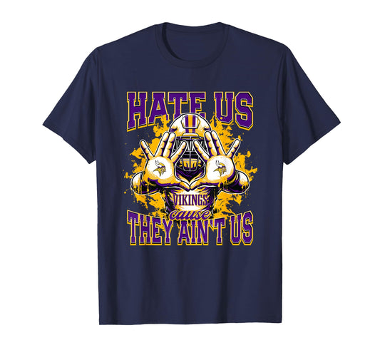 Bronson Vikings Logo Hate Us Cause They Ain't HS T-Shirt