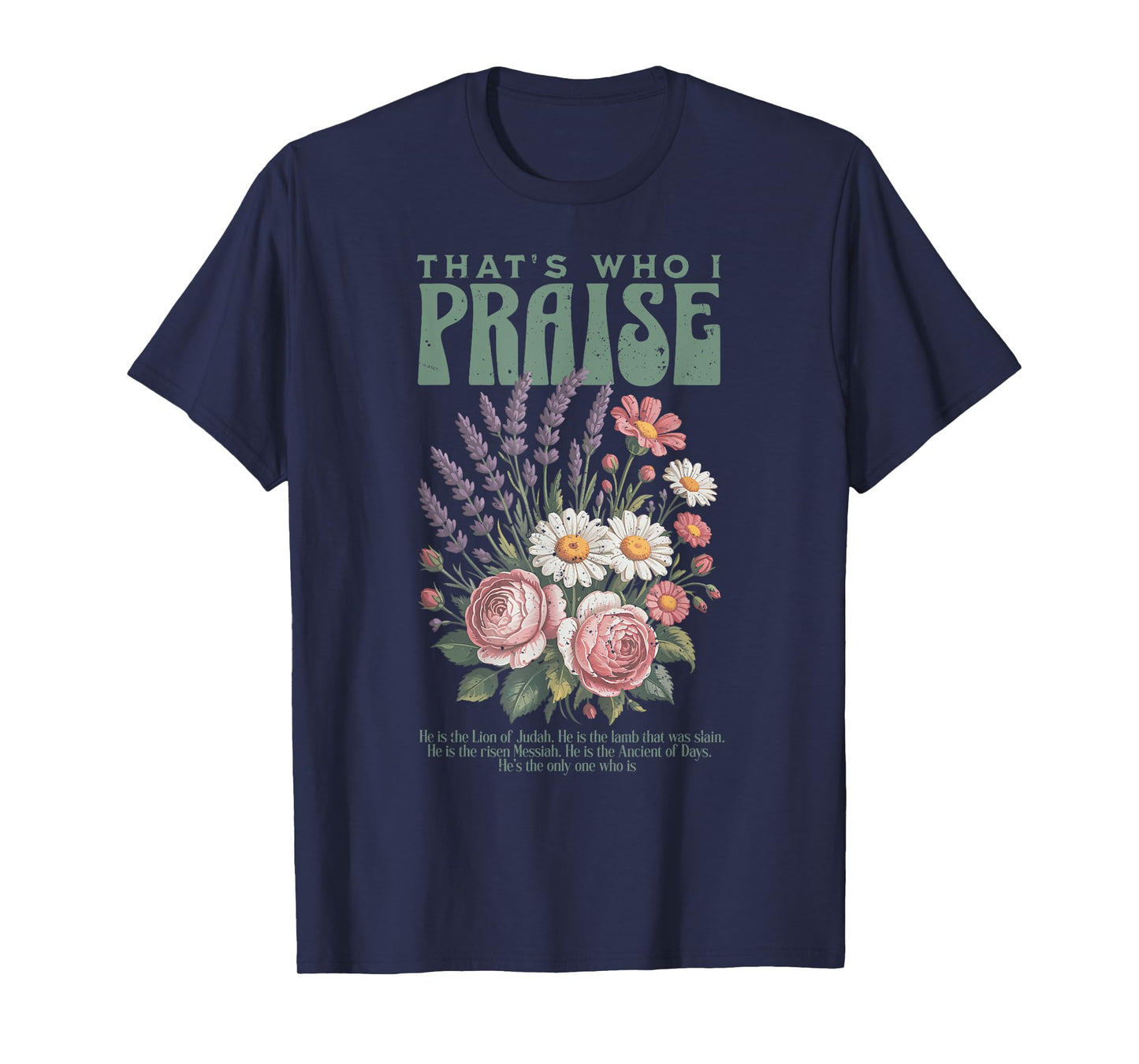 Brandon That's Who I Praise Jesus Christian Lake Merch T-Shirt