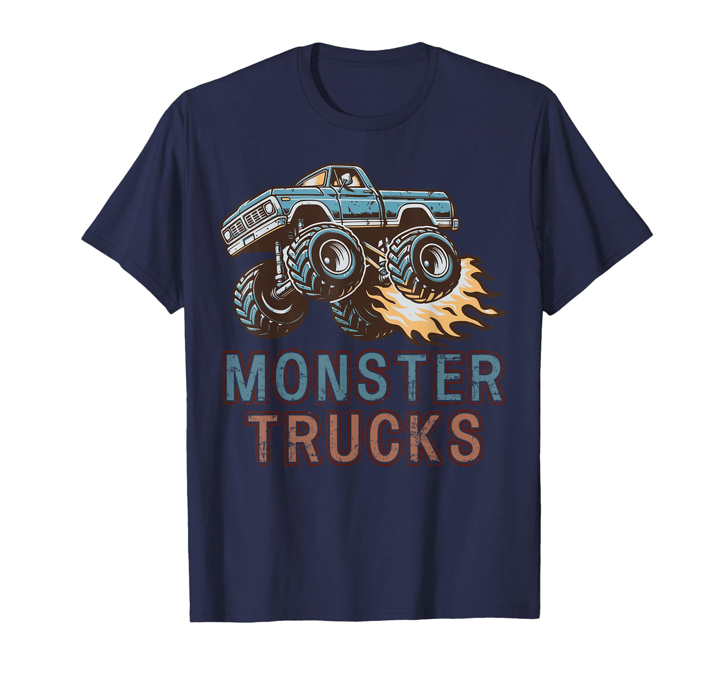 Vintage Monster Truck Party Show Racing Boy's Men's Women's T-Shirt