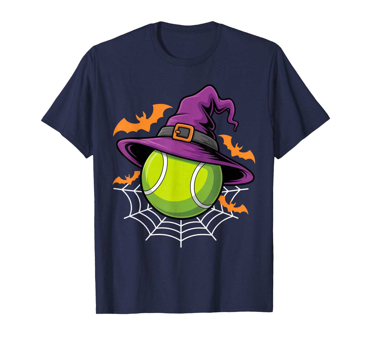 Witchy Tennis Ball for Halloween Enthusiasts and Tennis T-Shirt