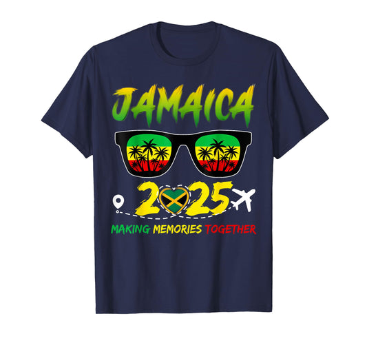 Jamaica Family Reunion 2025 Making Memories Vacation Summer T-Shirt