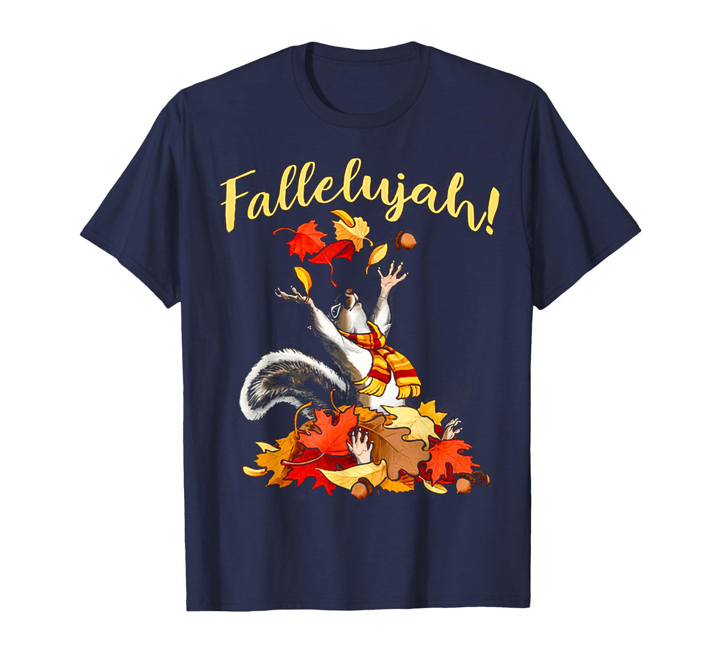Squirrel Fallelujah Ladies T-Shirt