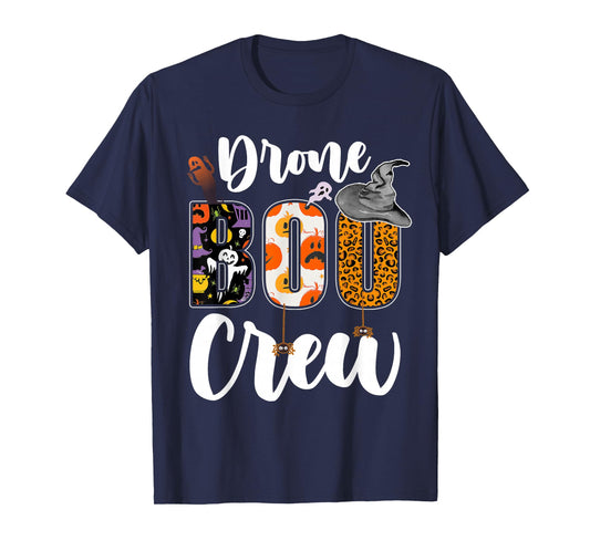 Drone Boo Crew Halloween Match Drone Pilot T-Shirt