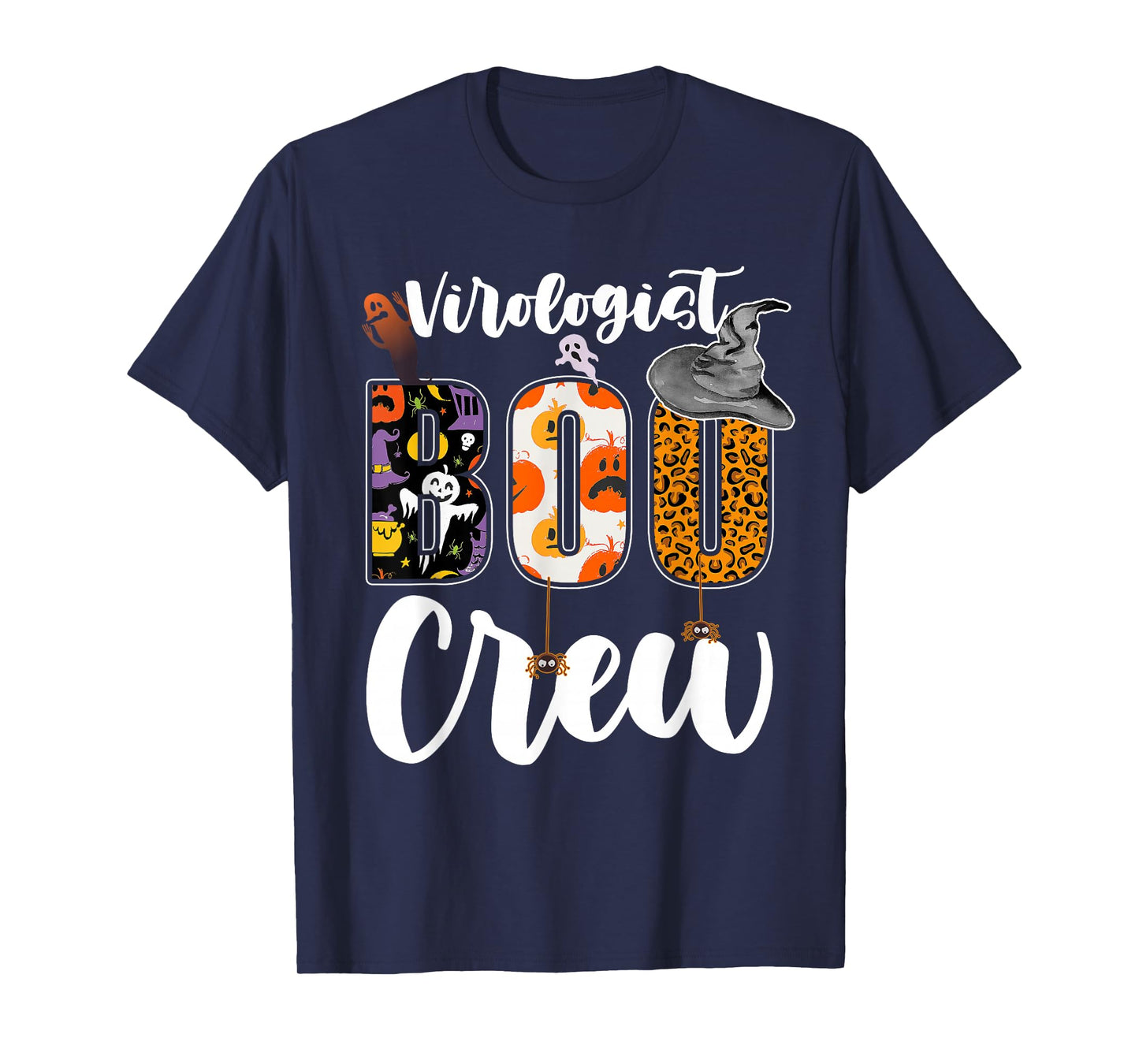 Virologist Boo Crew Halloween Match Virology T-Shirt