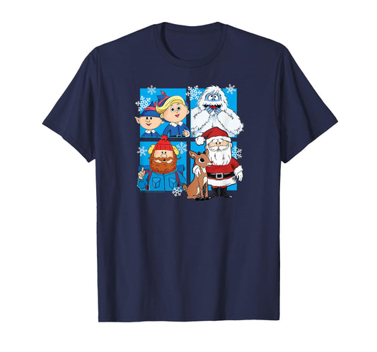 Rudolph The Red Nosed Reindeer - Santa Yukon Elves Snow Yeti T-Shirt