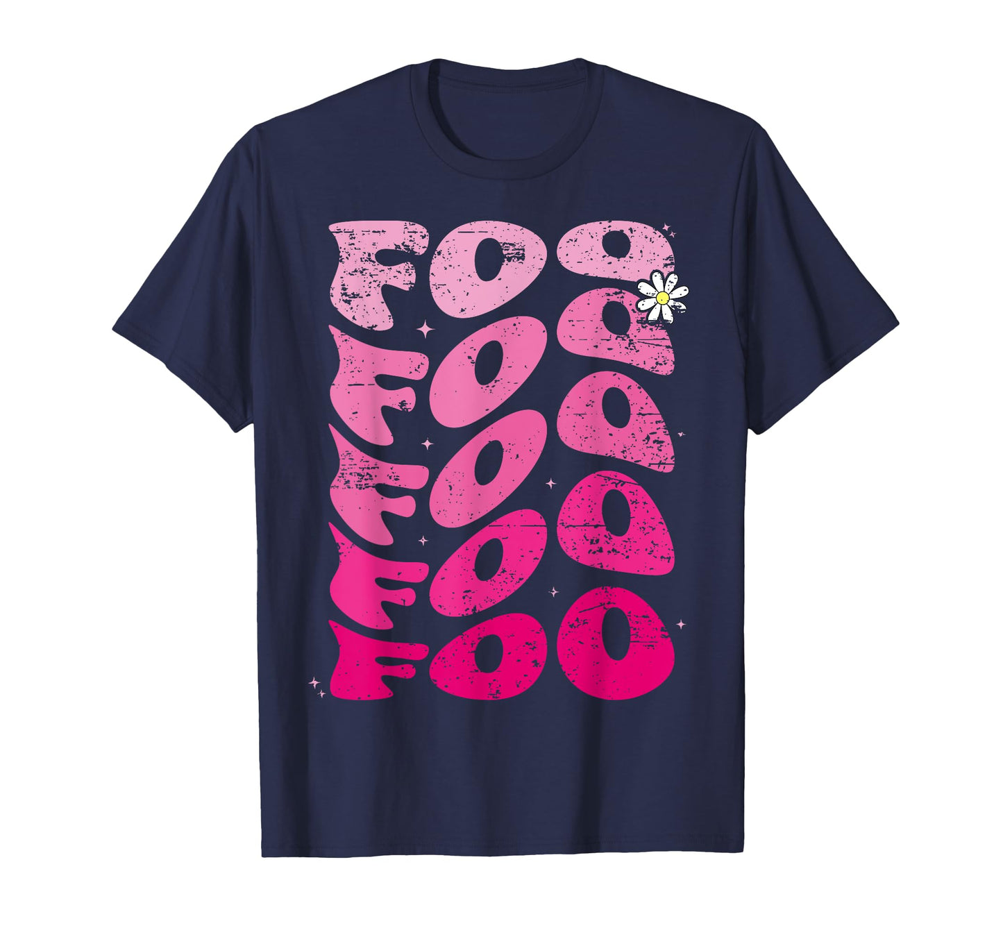 Foo First Name I Love Foo Girl Groovy 80's Vintage T-Shirt