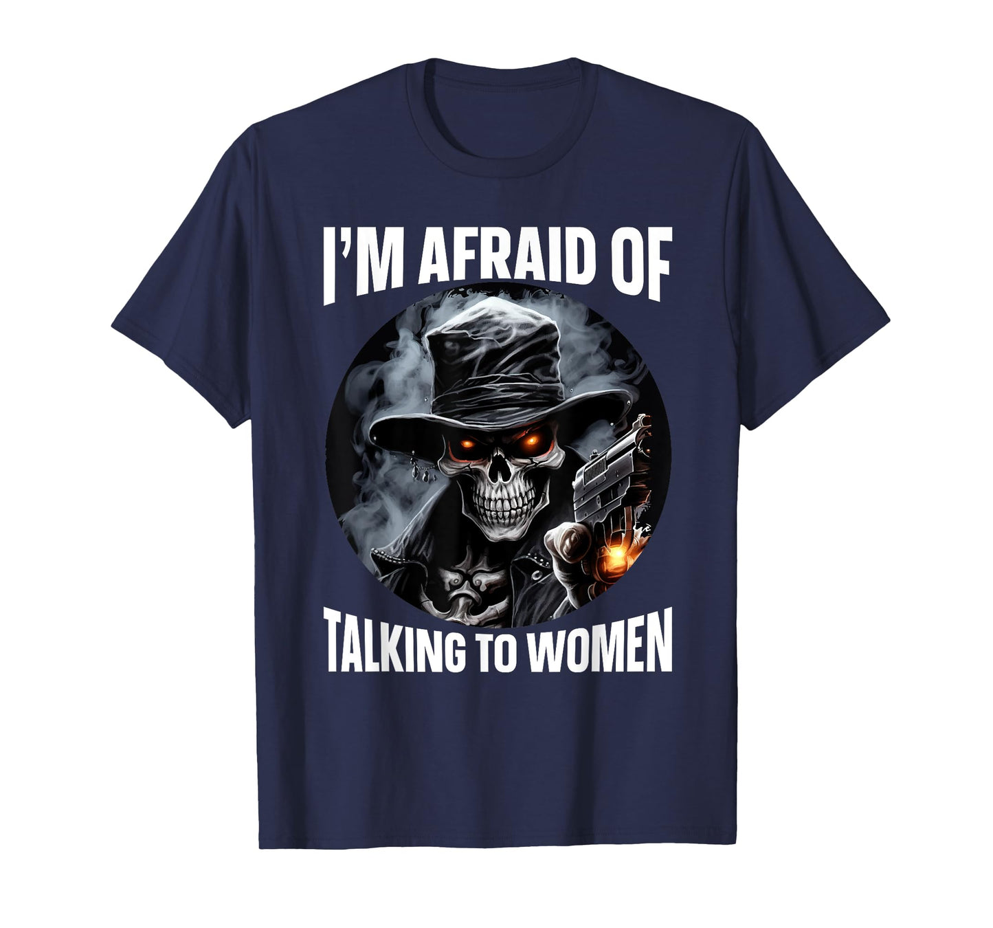 Introvert Workout Gym Shy Weightlifter I'm Afraid Of Talking To Women T-Shirt, Small, Black