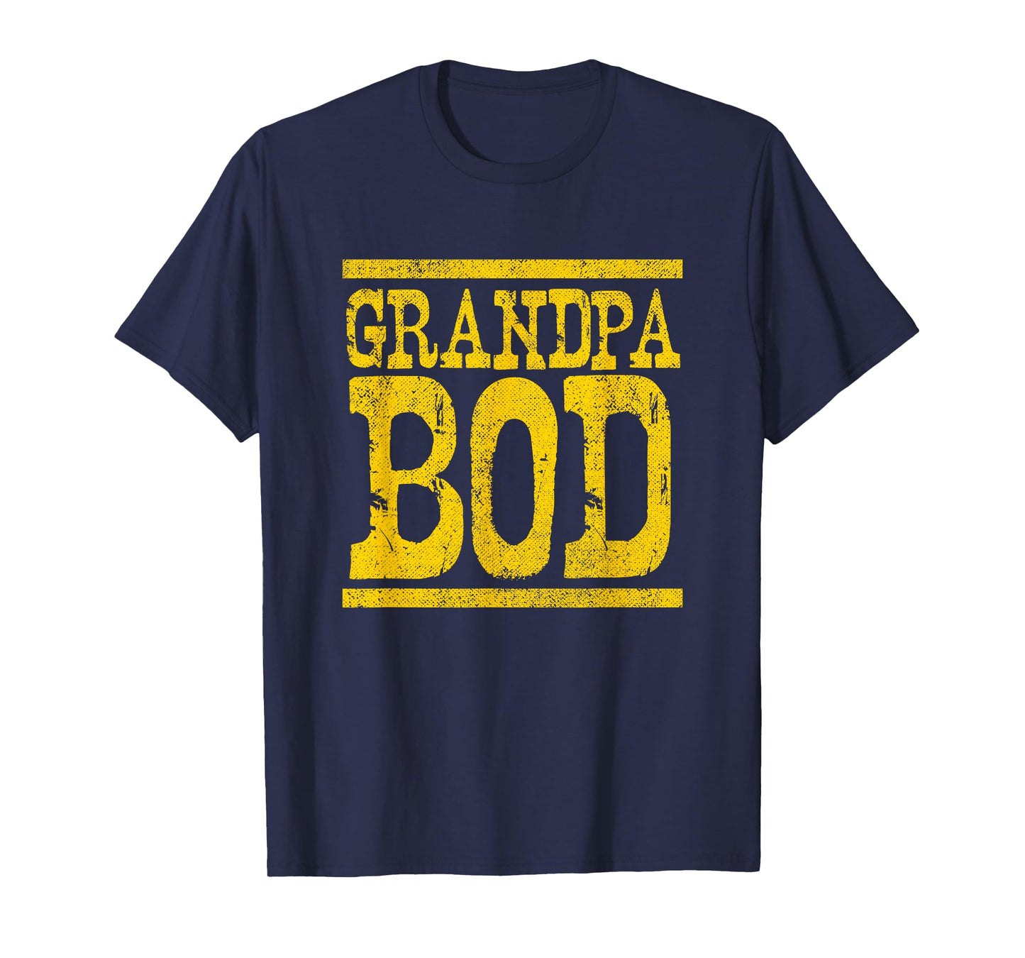 Grandpa Bod, Weightlifter Funny Gag Exercise Gym T-Shirt