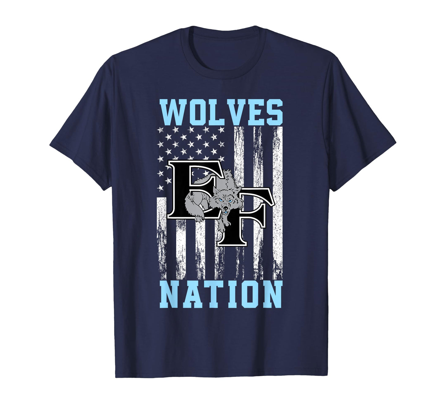 Estrella Foothills Wolves Logo Nation HS T-Shirt