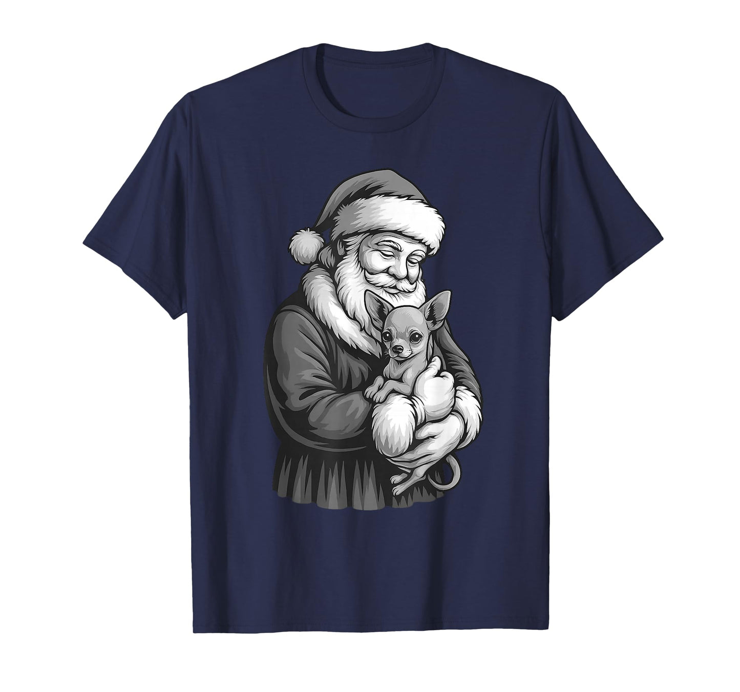 Chihuahua Santa Claus Christmas Dog Lover T-Shirt
