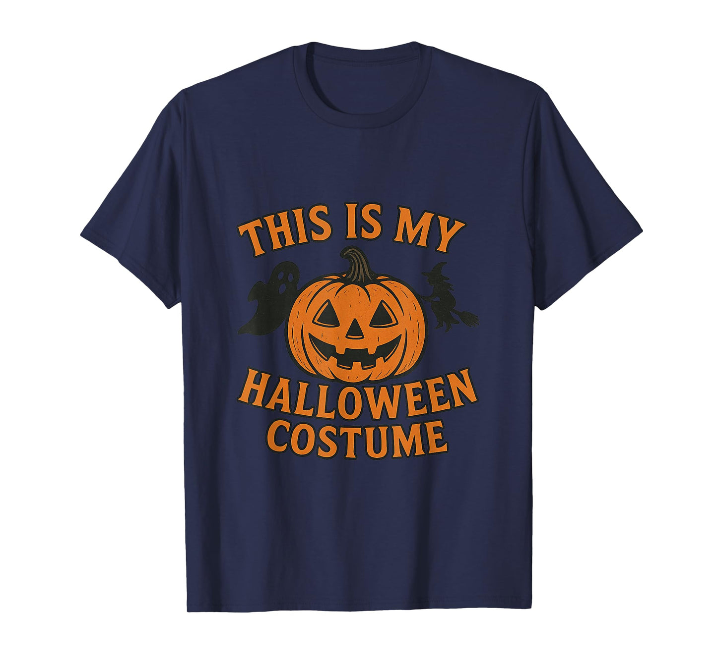 Funny, Spooky Pumpkin This is My Halloween Costume Fall T-Shirt