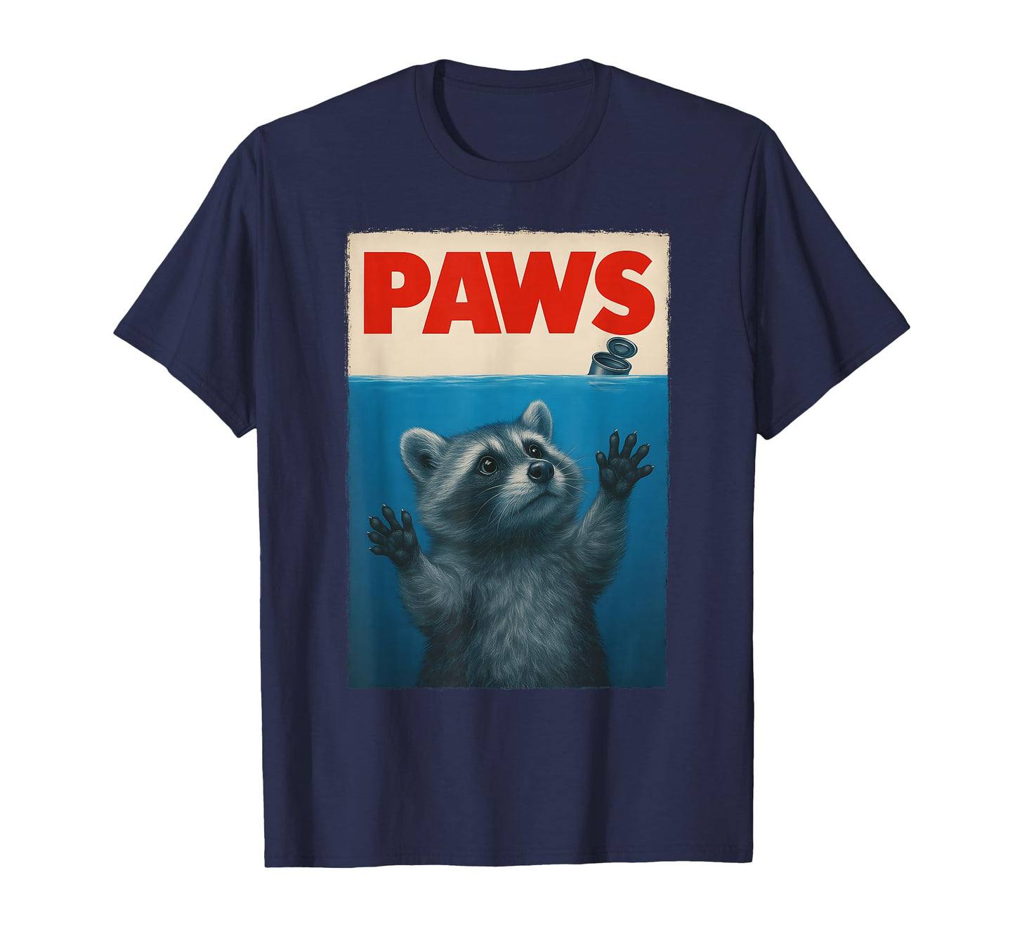Cute Novelty Men Kids Women Funny Raccoon T-Shirt