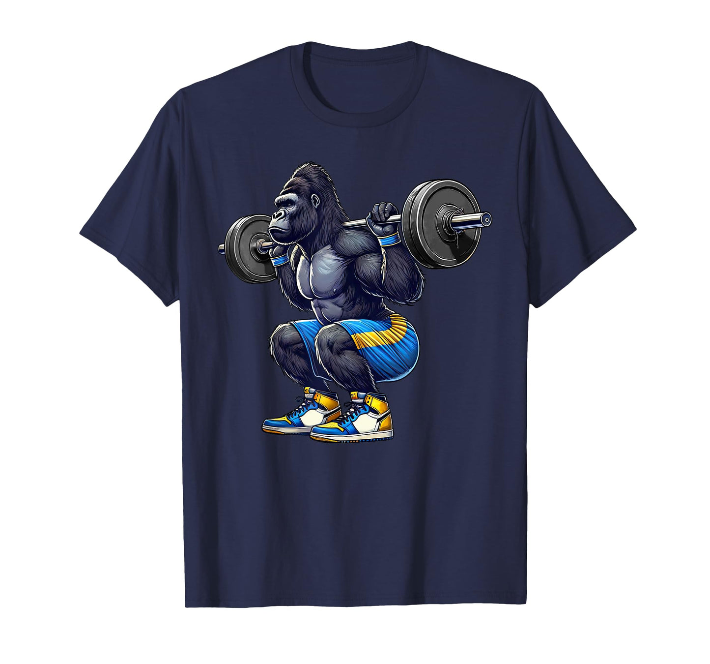 Gorilla Squad Weightlifting Gym Fitness Workout Training T-Shirt