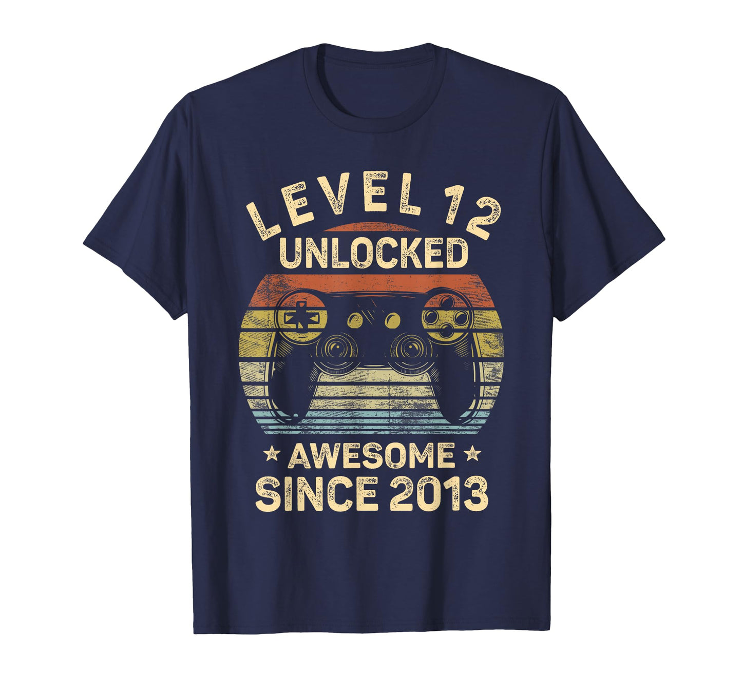 Level 12 Unlocked 12th Birthday 12 Year Old Gifts Gamer Bday T-Shirt