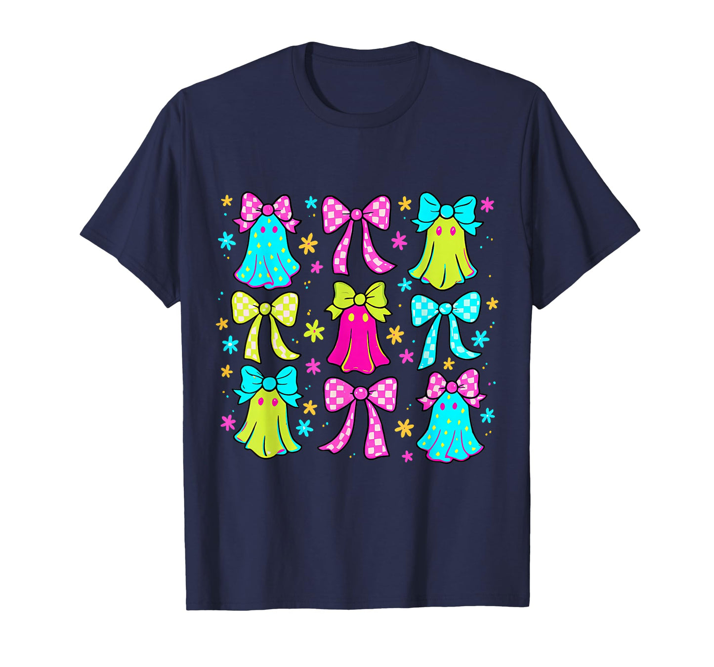 Halloween Ghost Cute Boo Ghost Coquette Spooky Season T-Shirt