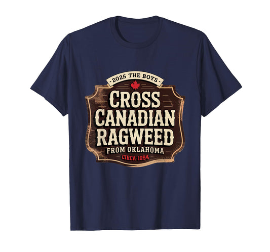 Retro Cross Canadian Ragweed The Boys From Oklahoma Concert T-Shirt